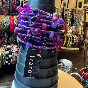 Purple Beaded Bracelet